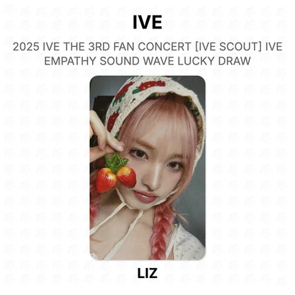 IVE 2025 IVE THE 3RD FAN CONCERT [IVE SCOUT] IVE EMPATHY SOUND WAVE LUCKY DRAW Official Photocard