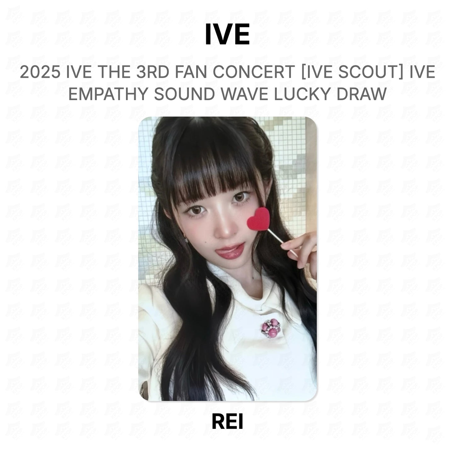 IVE 2025 IVE THE 3RD FAN CONCERT [IVE SCOUT] IVE EMPATHY SOUND WAVE LUCKY DRAW Official Photocard