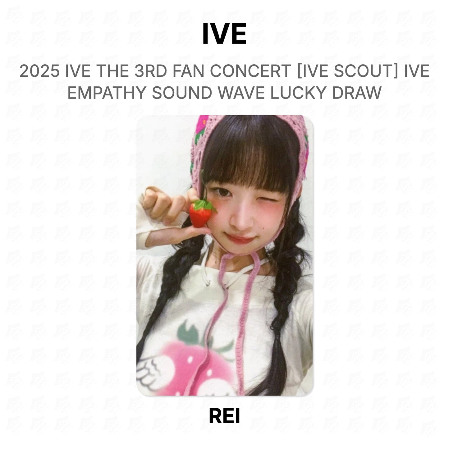 IVE 2025 IVE THE 3RD FAN CONCERT [IVE SCOUT] IVE EMPATHY SOUND WAVE LUCKY DRAW Official Photocard