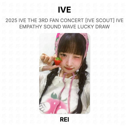IVE 2025 IVE THE 3RD FAN CONCERT [IVE SCOUT] IVE EMPATHY SOUND WAVE LUCKY DRAW Official Photocard
