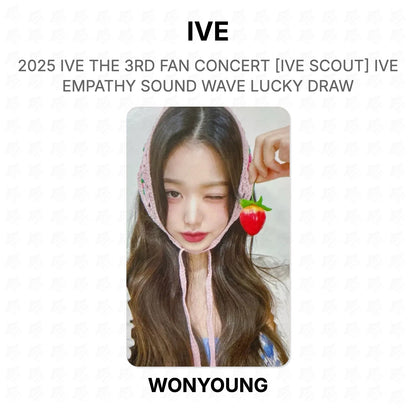 IVE 2025 IVE THE 3RD FAN CONCERT [IVE SCOUT] IVE EMPATHY SOUND WAVE LUCKY DRAW Official Photocard