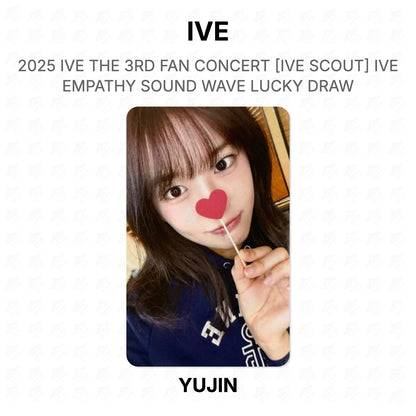 IVE 2025 IVE THE 3RD FAN CONCERT [IVE SCOUT] IVE EMPATHY SOUND WAVE LUCKY DRAW Official Photocard