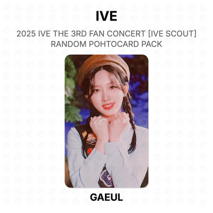 IVE 2025 IVE THE 3RD FAN CONCERT [IVE SCOUT] RANDOM POHTOCARD PACK Official Photocard