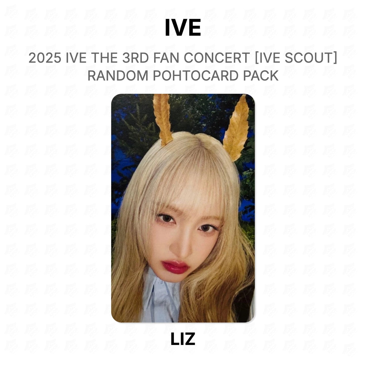 IVE 2025 IVE THE 3RD FAN CONCERT [IVE SCOUT] RANDOM POHTOCARD PACK Official Photocard