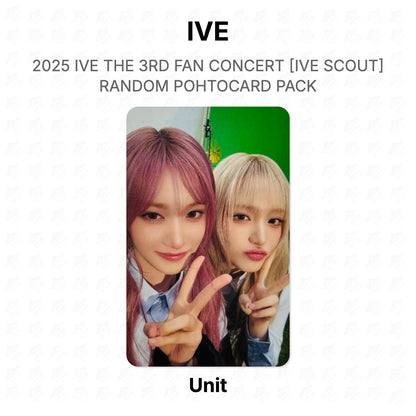 IVE 2025 IVE THE 3RD FAN CONCERT [IVE SCOUT] RANDOM POHTOCARD PACK Official Photocard