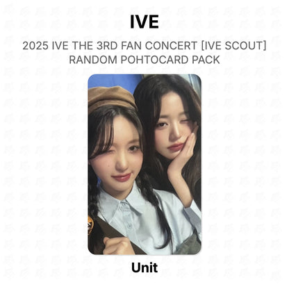 IVE 2025 IVE THE 3RD FAN CONCERT [IVE SCOUT] RANDOM POHTOCARD PACK Official Photocard