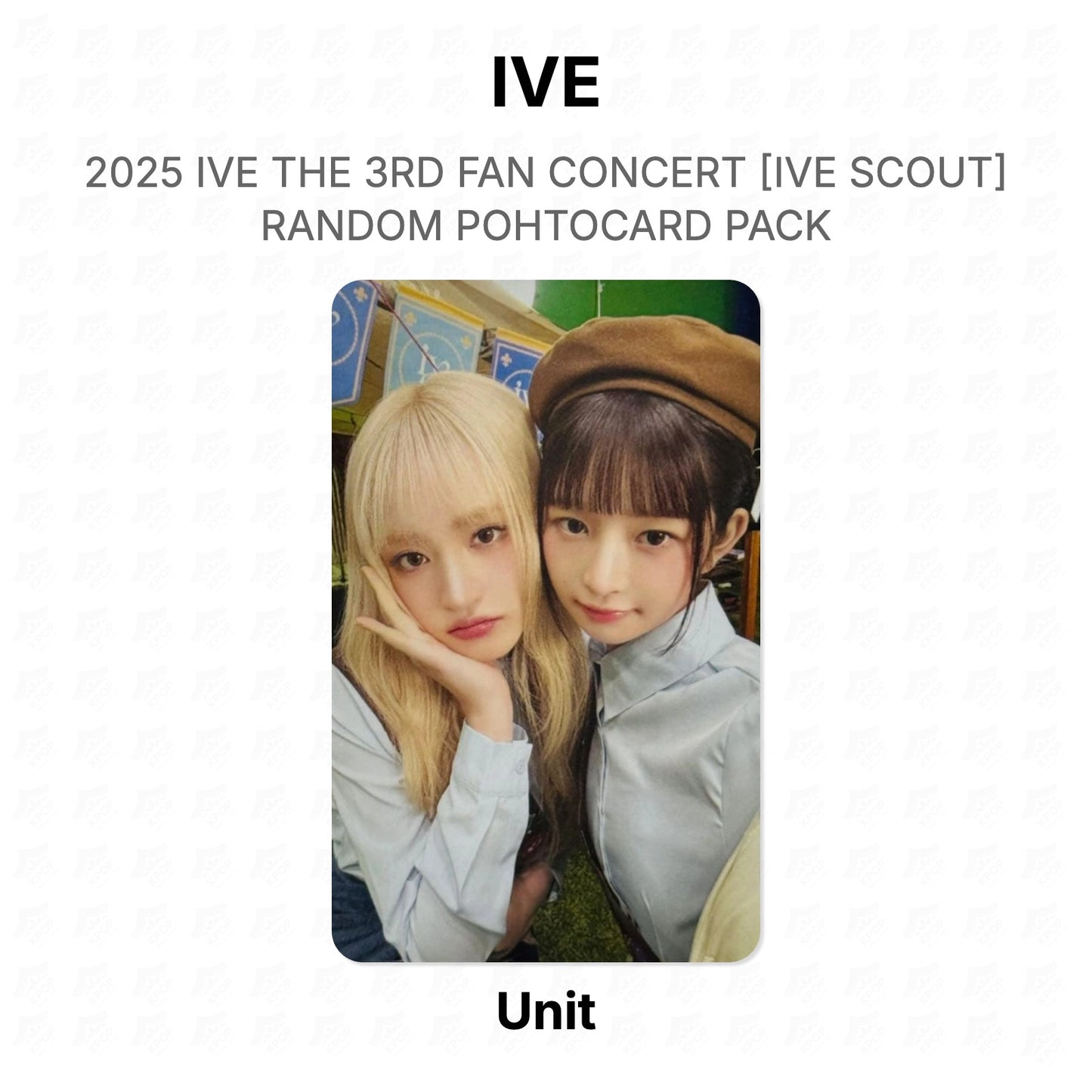 IVE 2025 IVE THE 3RD FAN CONCERT [IVE SCOUT] RANDOM POHTOCARD PACK Official Photocard