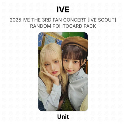 IVE 2025 IVE THE 3RD FAN CONCERT [IVE SCOUT] RANDOM POHTOCARD PACK Official Photocard