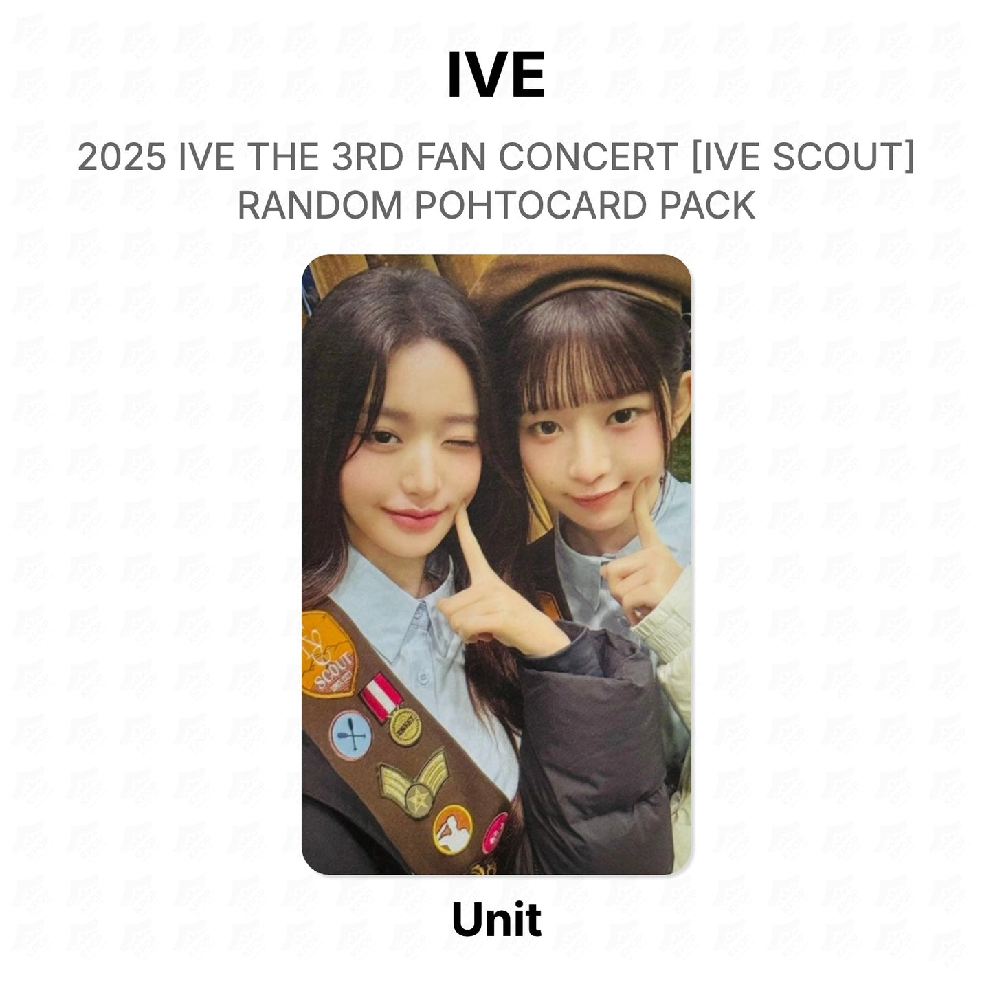 IVE 2025 IVE THE 3RD FAN CONCERT [IVE SCOUT] RANDOM POHTOCARD PACK Official Photocard