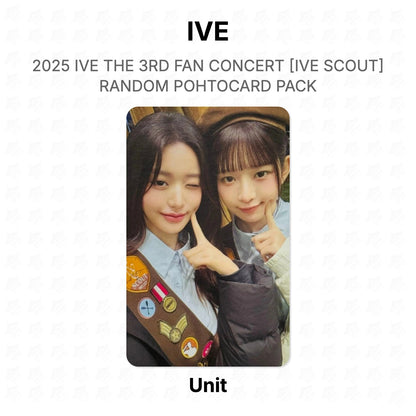 IVE 2025 IVE THE 3RD FAN CONCERT [IVE SCOUT] RANDOM POHTOCARD PACK Official Photocard