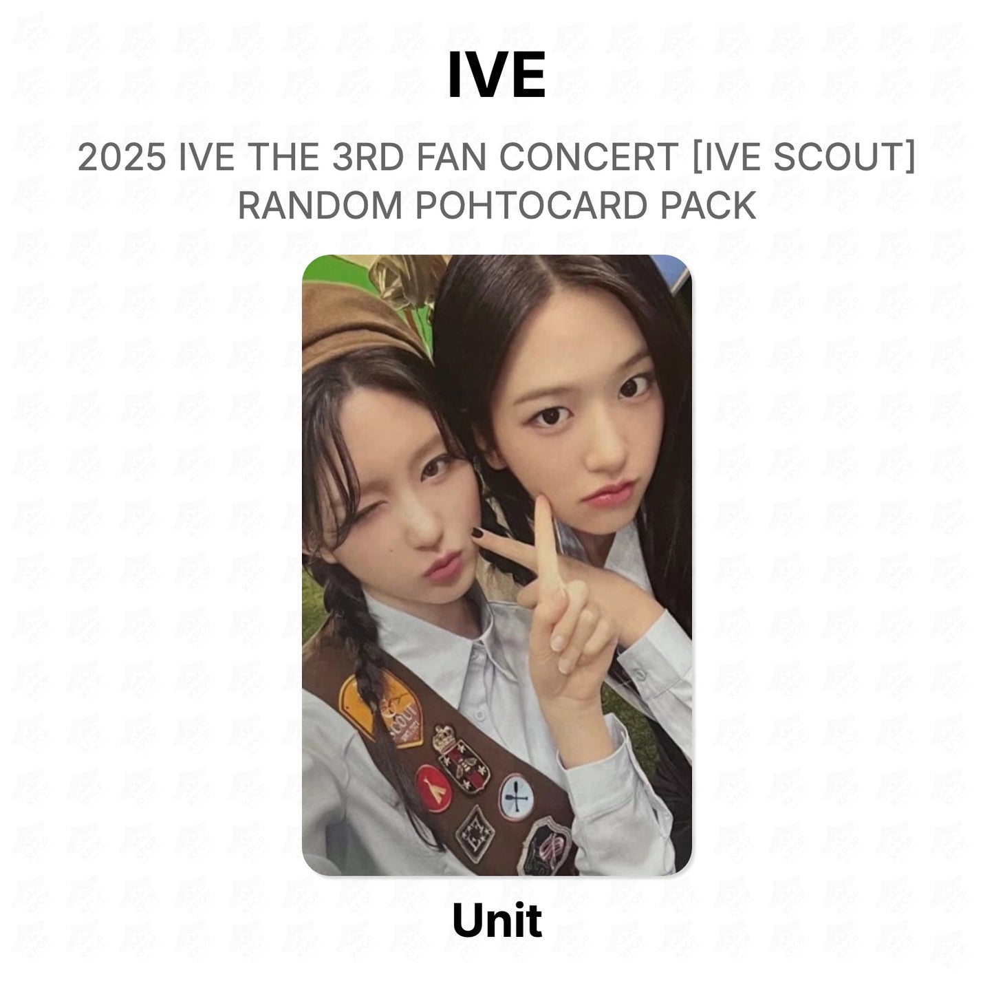 IVE 2025 IVE THE 3RD FAN CONCERT [IVE SCOUT] RANDOM POHTOCARD PACK Official Photocard