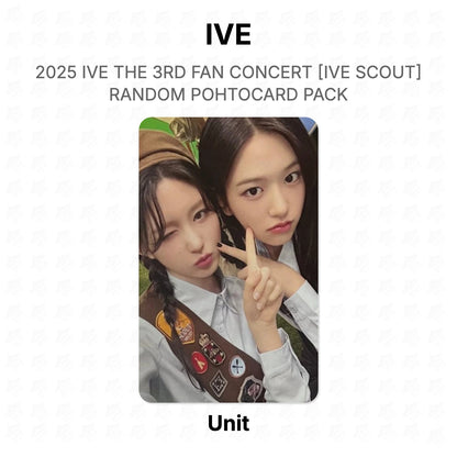 IVE 2025 IVE THE 3RD FAN CONCERT [IVE SCOUT] RANDOM POHTOCARD PACK Official Photocard
