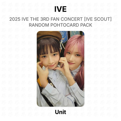 IVE 2025 IVE THE 3RD FAN CONCERT [IVE SCOUT] RANDOM POHTOCARD PACK Official Photocard