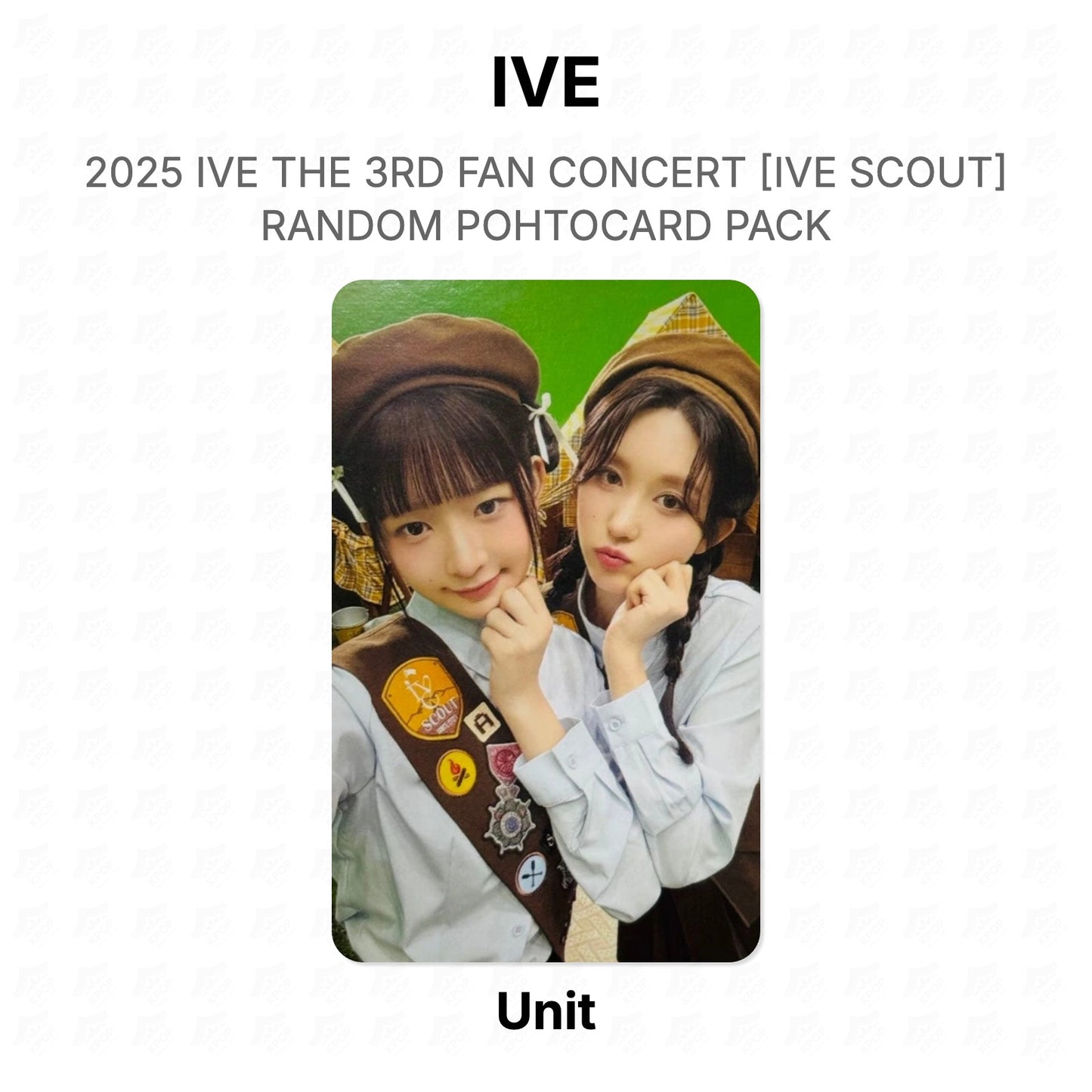 IVE 2025 IVE THE 3RD FAN CONCERT [IVE SCOUT] RANDOM POHTOCARD PACK Official Photocard