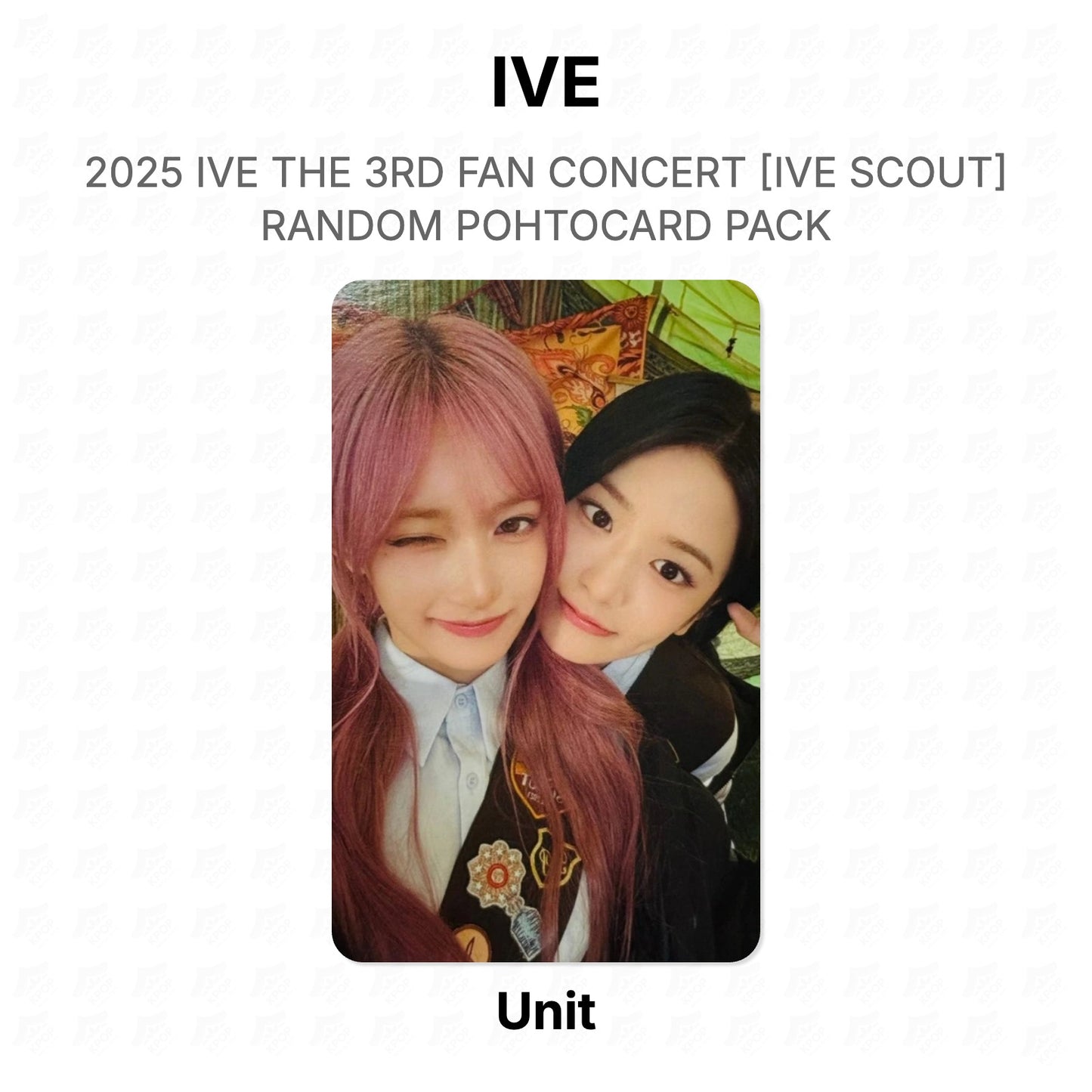 IVE 2025 IVE THE 3RD FAN CONCERT [IVE SCOUT] RANDOM POHTOCARD PACK Official Photocard