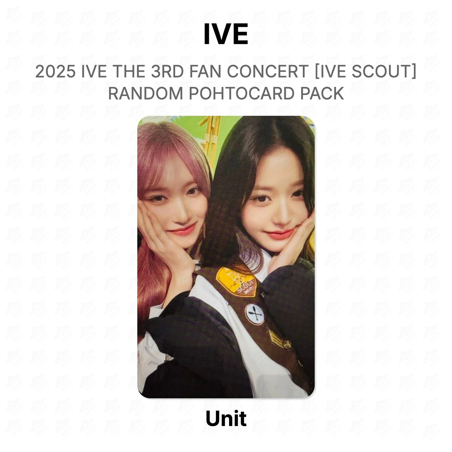 IVE 2025 IVE THE 3RD FAN CONCERT [IVE SCOUT] RANDOM POHTOCARD PACK Official Photocard