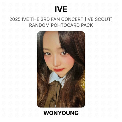 IVE 2025 IVE THE 3RD FAN CONCERT [IVE SCOUT] RANDOM POHTOCARD PACK Official Photocard