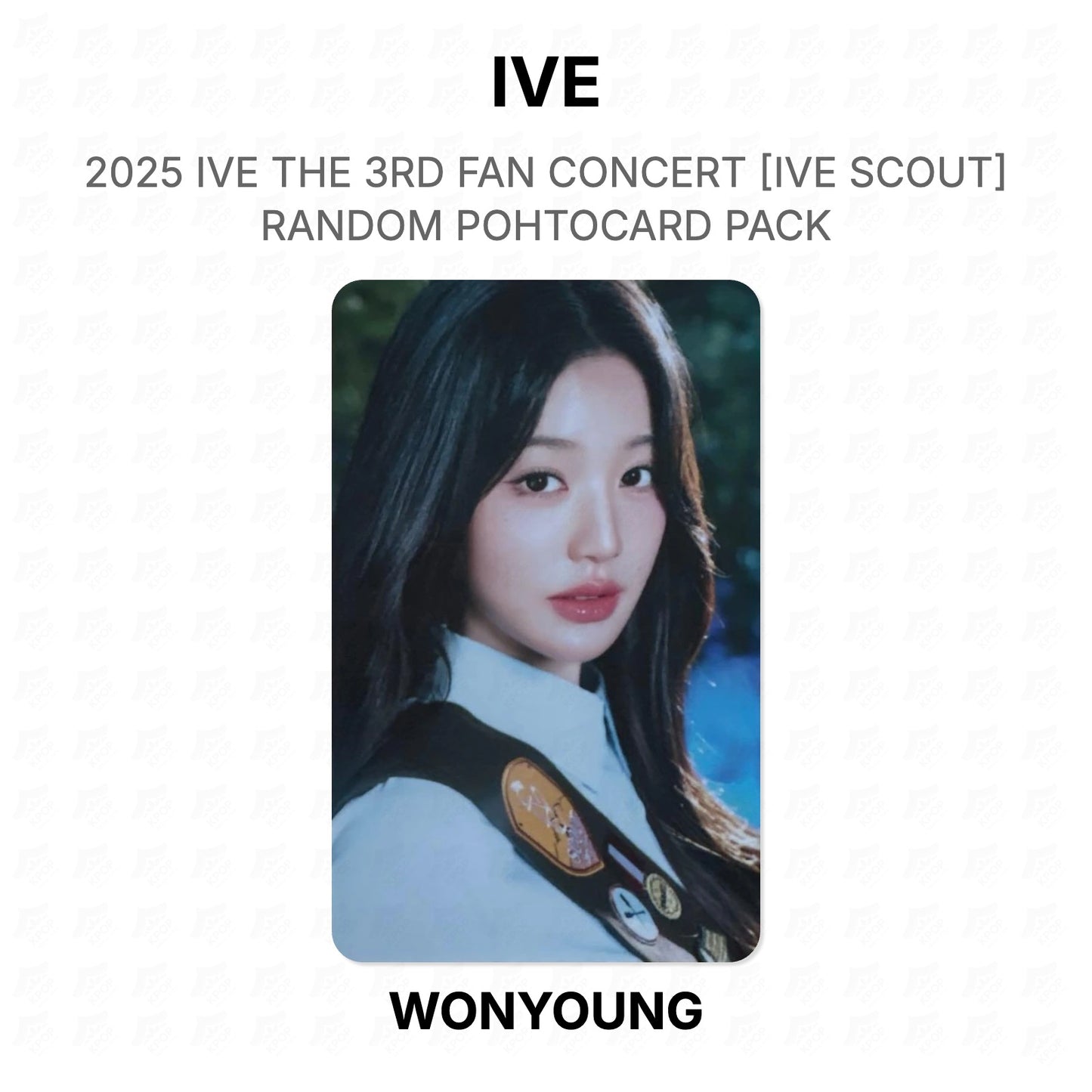 IVE 2025 IVE THE 3RD FAN CONCERT [IVE SCOUT] RANDOM POHTOCARD PACK Official Photocard