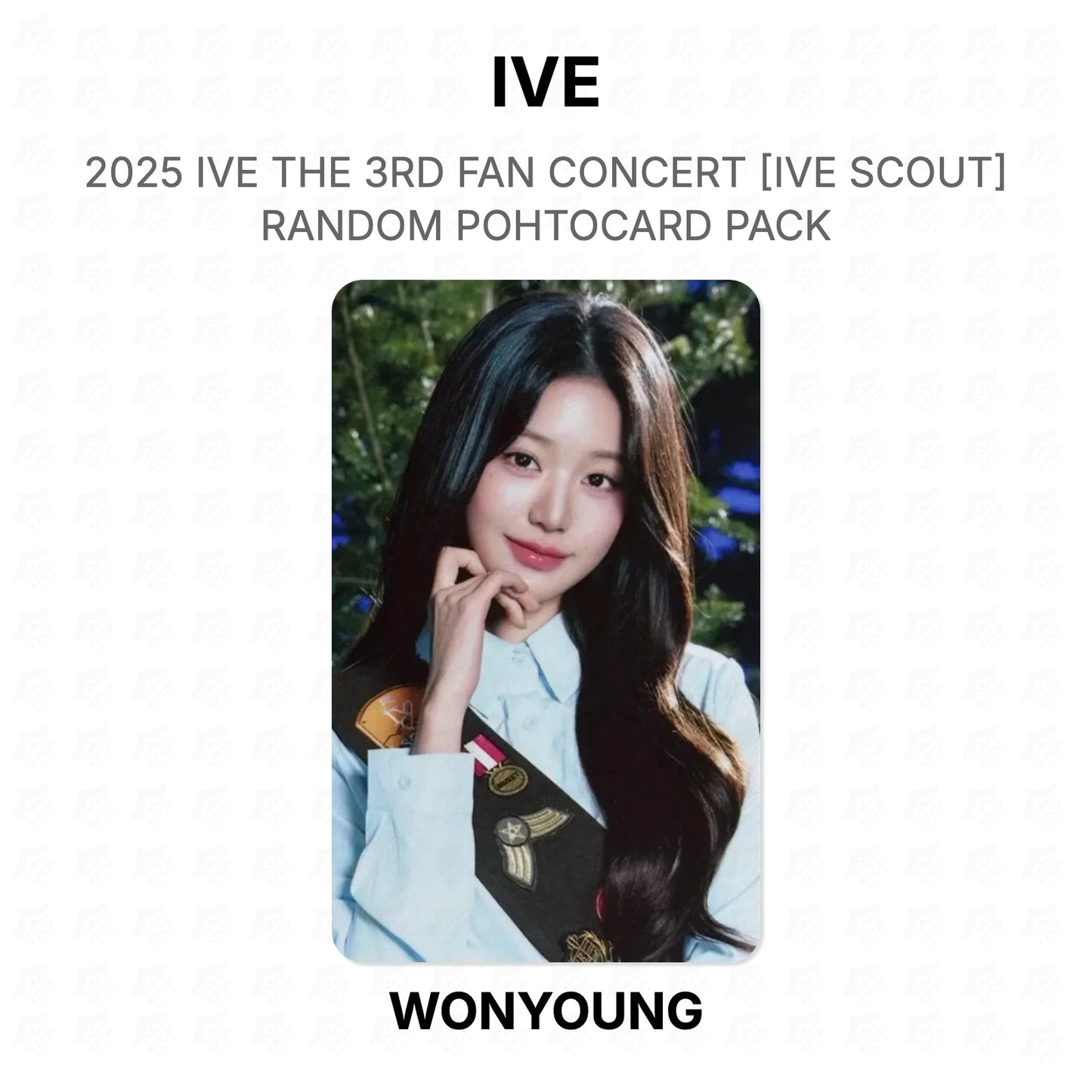 IVE 2025 IVE THE 3RD FAN CONCERT [IVE SCOUT] RANDOM POHTOCARD PACK Official Photocard