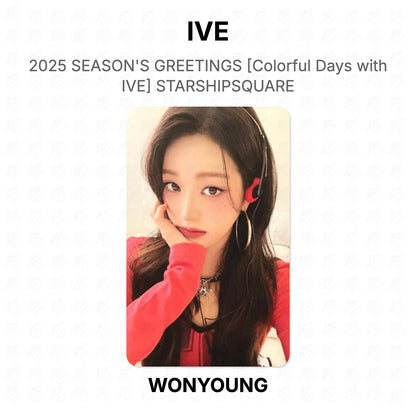 IVE 2025 SEASON'S GREETINGS [Colorful Days with IVE] STARSHIPSQUARE Official Photocard