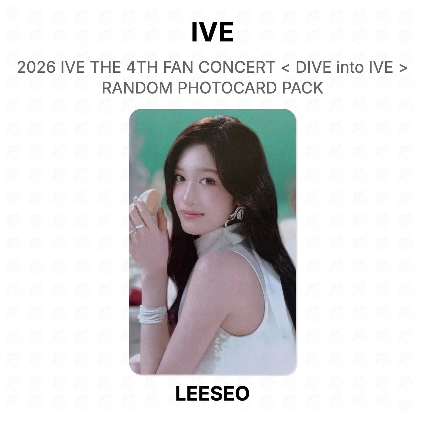 IVE 2026 IVE THE 4TH FAN CONCERT < DIVE into IVE > RANDOM PHOTOCARD PACK Official Photocard