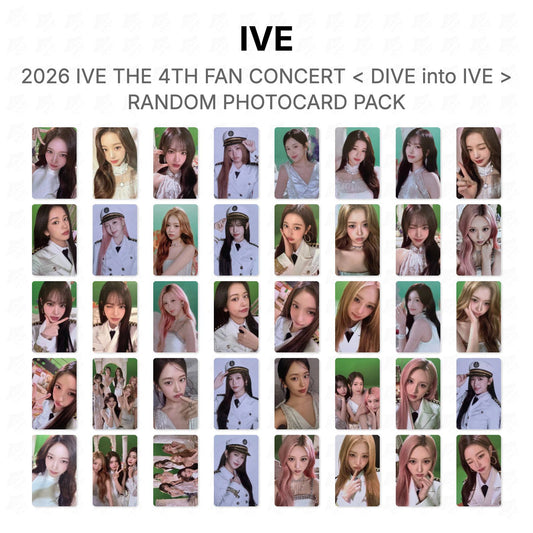 IVE 2026 IVE THE 4TH FAN CONCERT < DIVE into IVE > RANDOM PHOTOCARD PACK Official Photocard