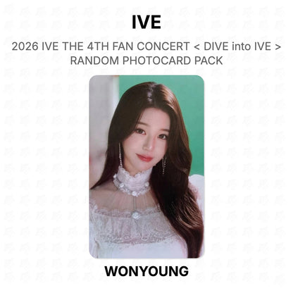 IVE 2026 IVE THE 4TH FAN CONCERT < DIVE into IVE > RANDOM PHOTOCARD PACK Official Photocard