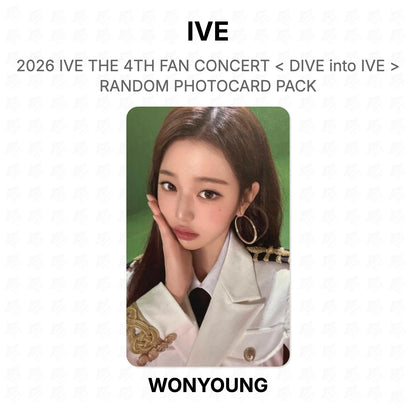 IVE 2026 IVE THE 4TH FAN CONCERT < DIVE into IVE > RANDOM PHOTOCARD PACK Official Photocard