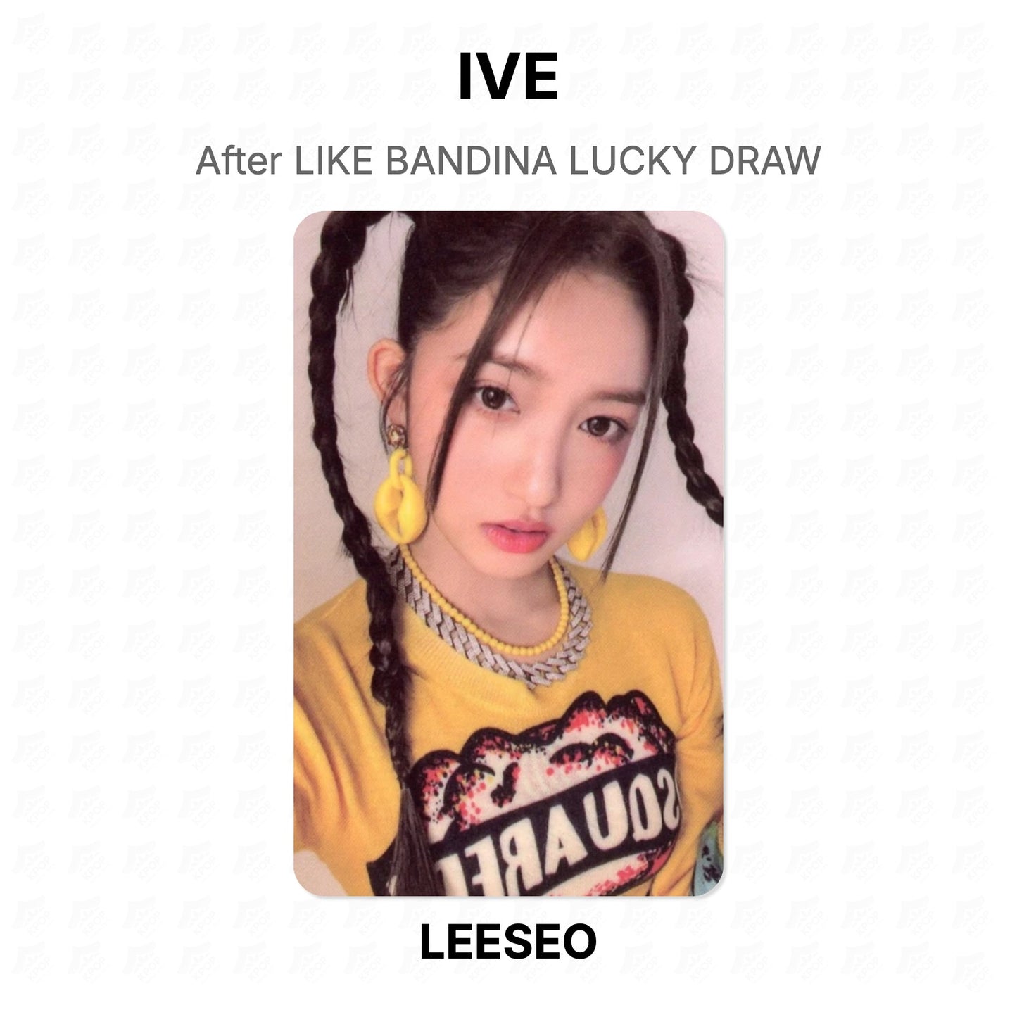 IVE After LIKE BANDINA LUCKY DRAW Official Photocard