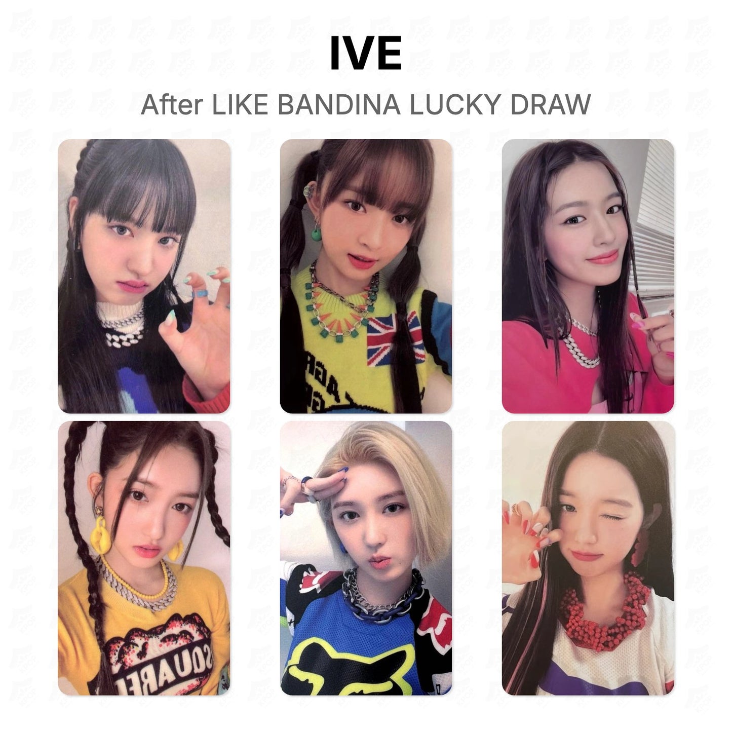 IVE After LIKE BANDINA LUCKY DRAW Official Photocard