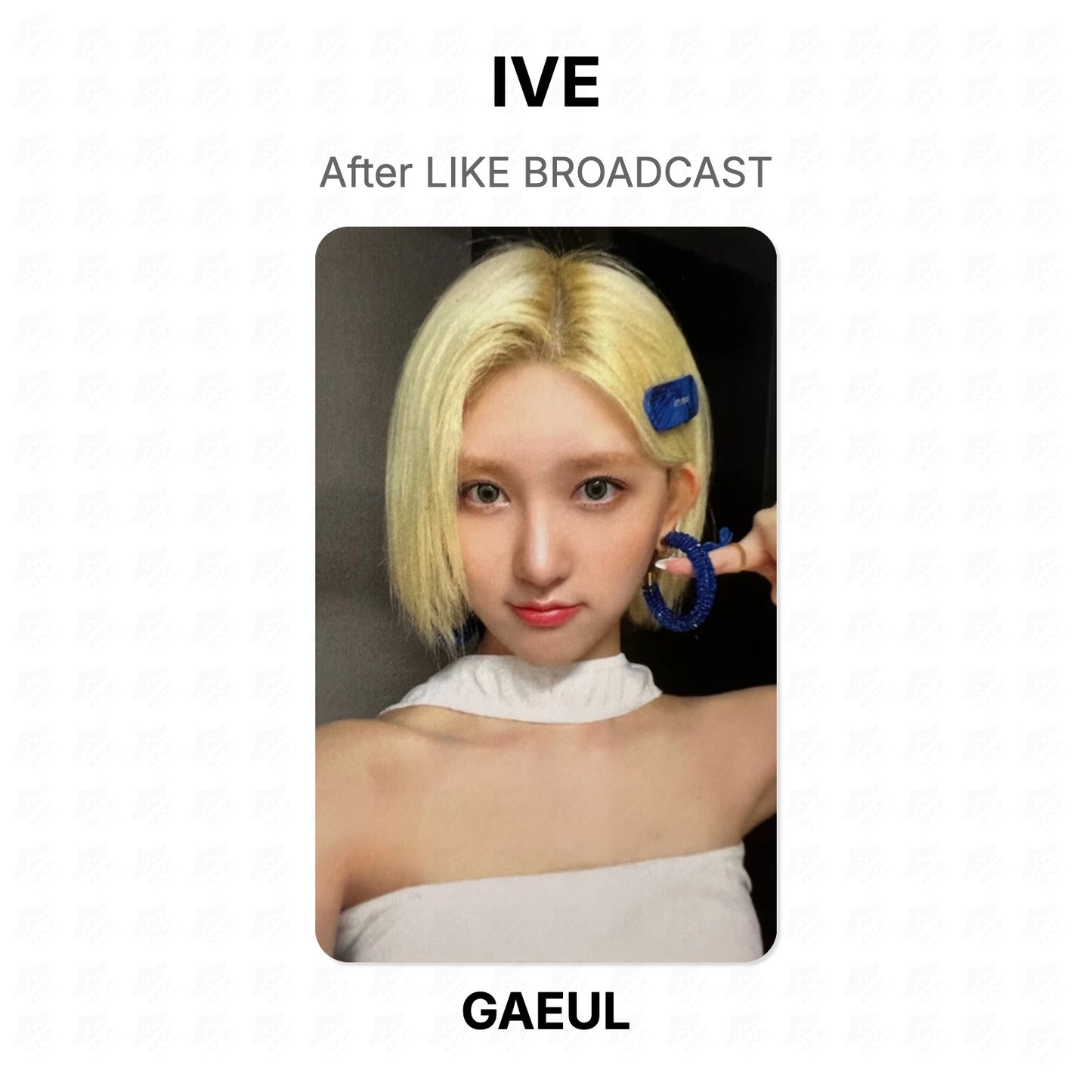 IVE After LIKE BROADCAST Official Photocard