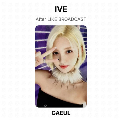 IVE After LIKE BROADCAST Official Photocard
