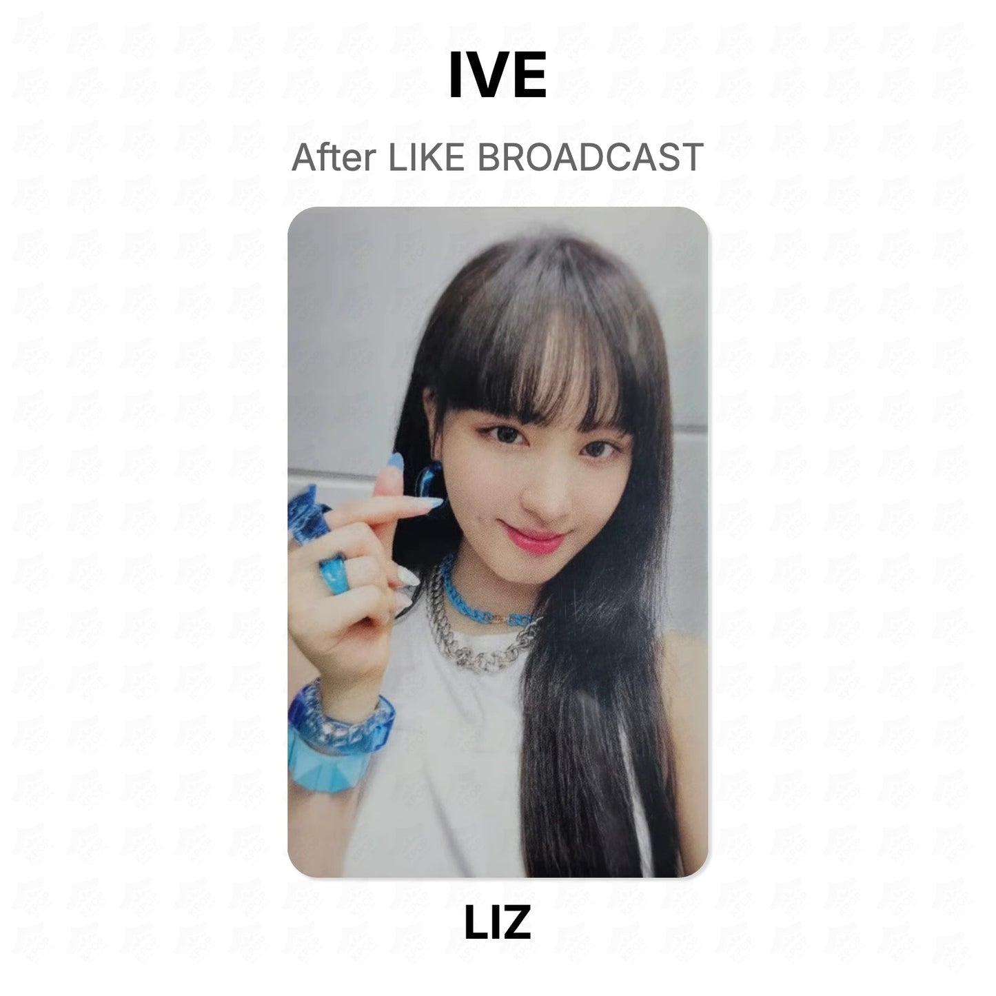 IVE After LIKE BROADCAST Official Photocard