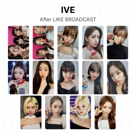IVE After LIKE BROADCAST Official Photocard