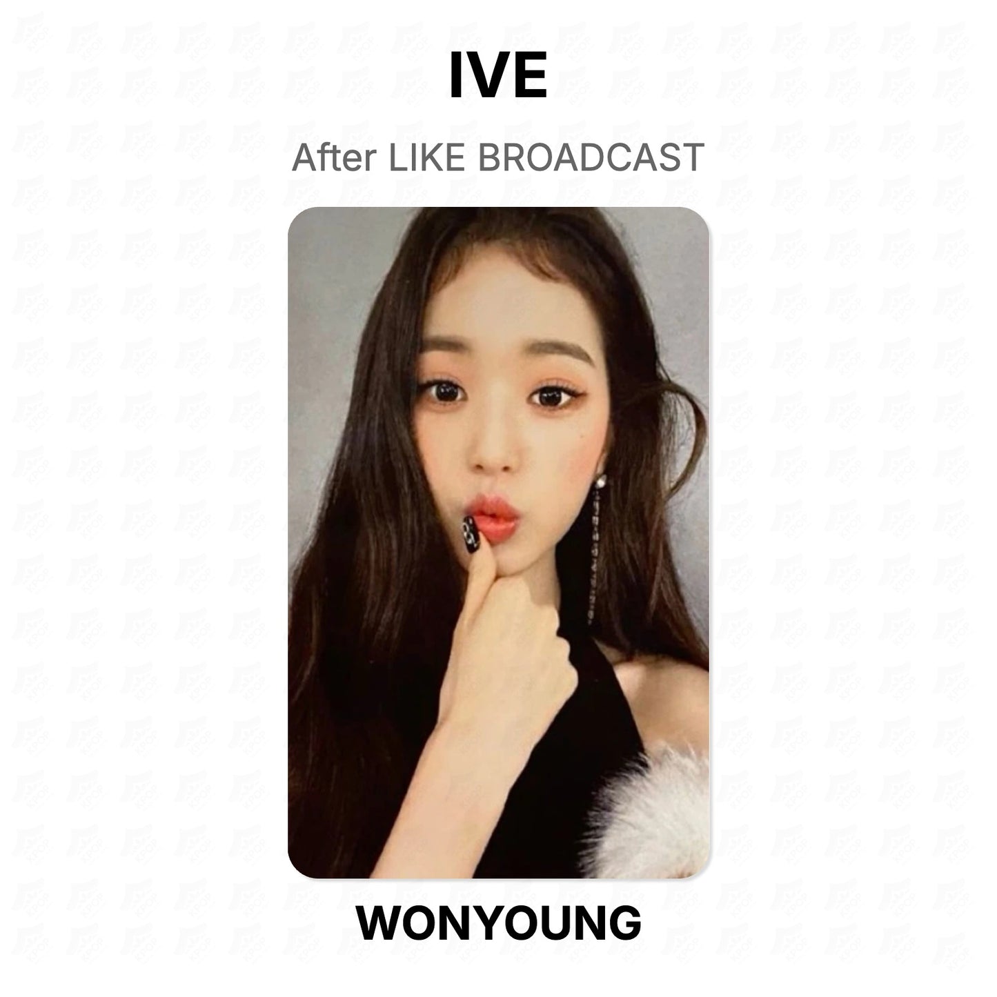 IVE After LIKE BROADCAST Official Photocard
