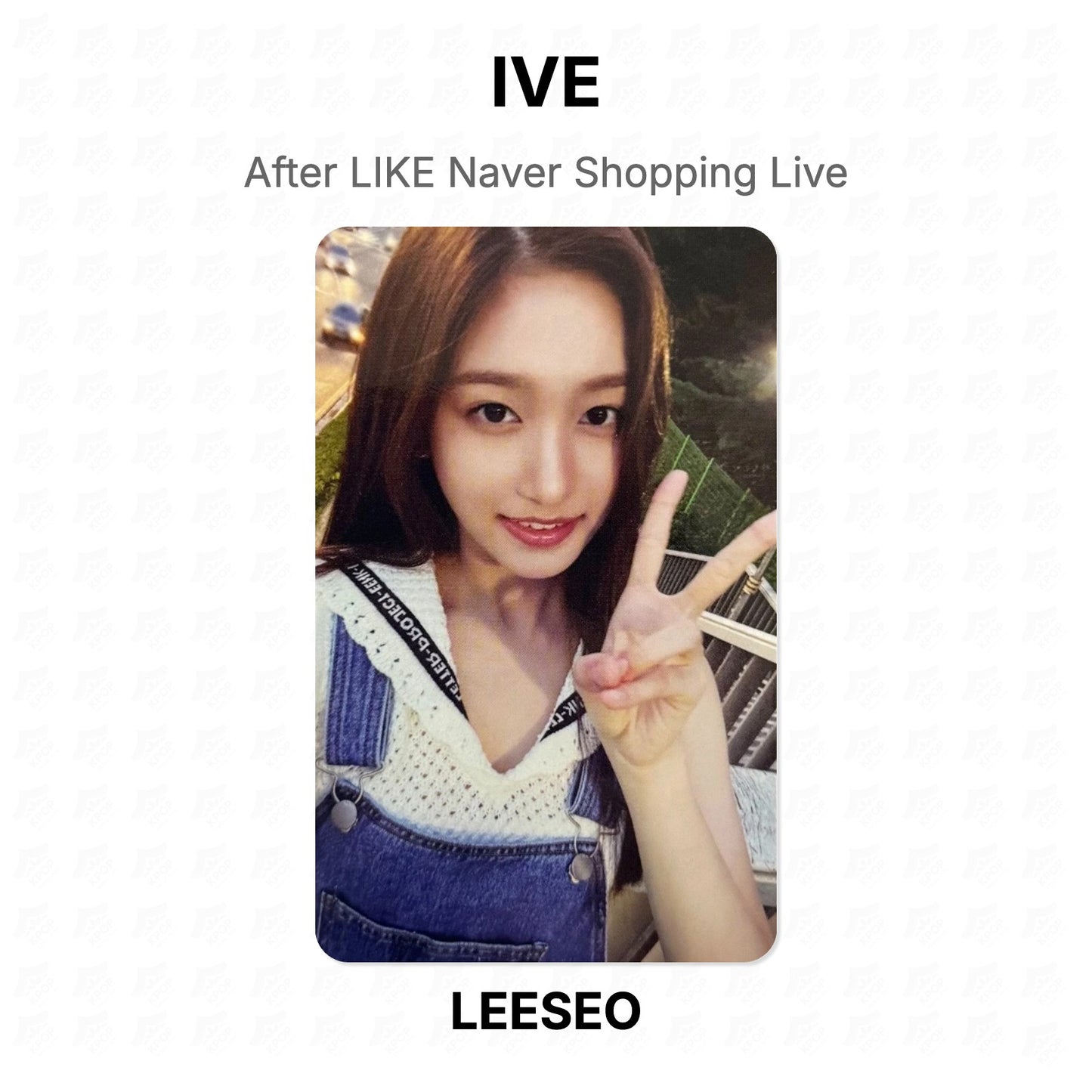 IVE After LIKE Naver Shopping Live Official Photocard