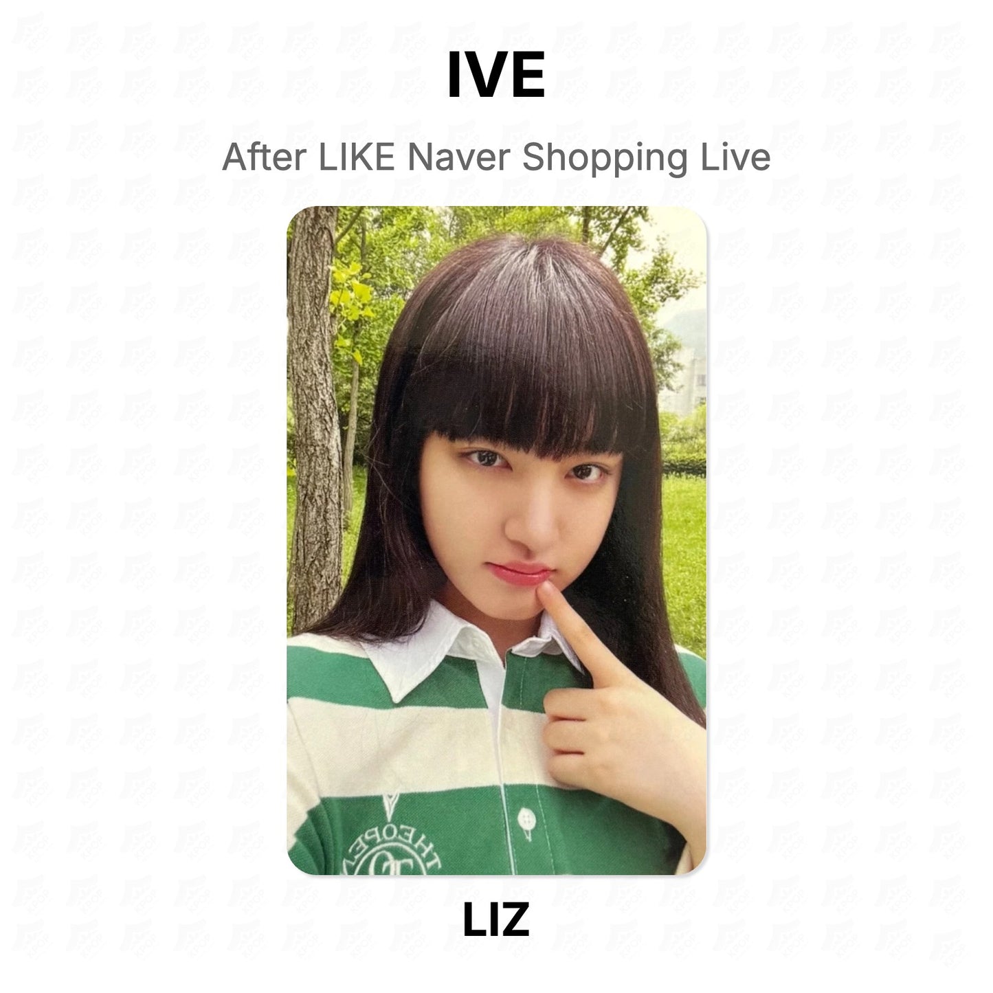 IVE After LIKE Naver Shopping Live Official Photocard
