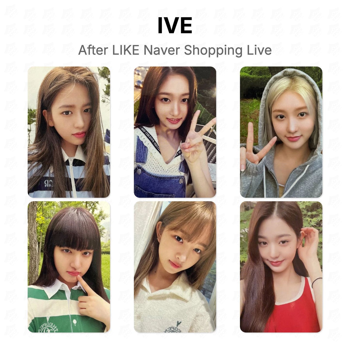 IVE After LIKE Naver Shopping Live Official Photocard