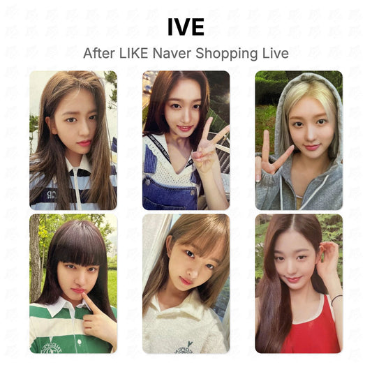 IVE After LIKE Naver Shopping Live Official Photocard