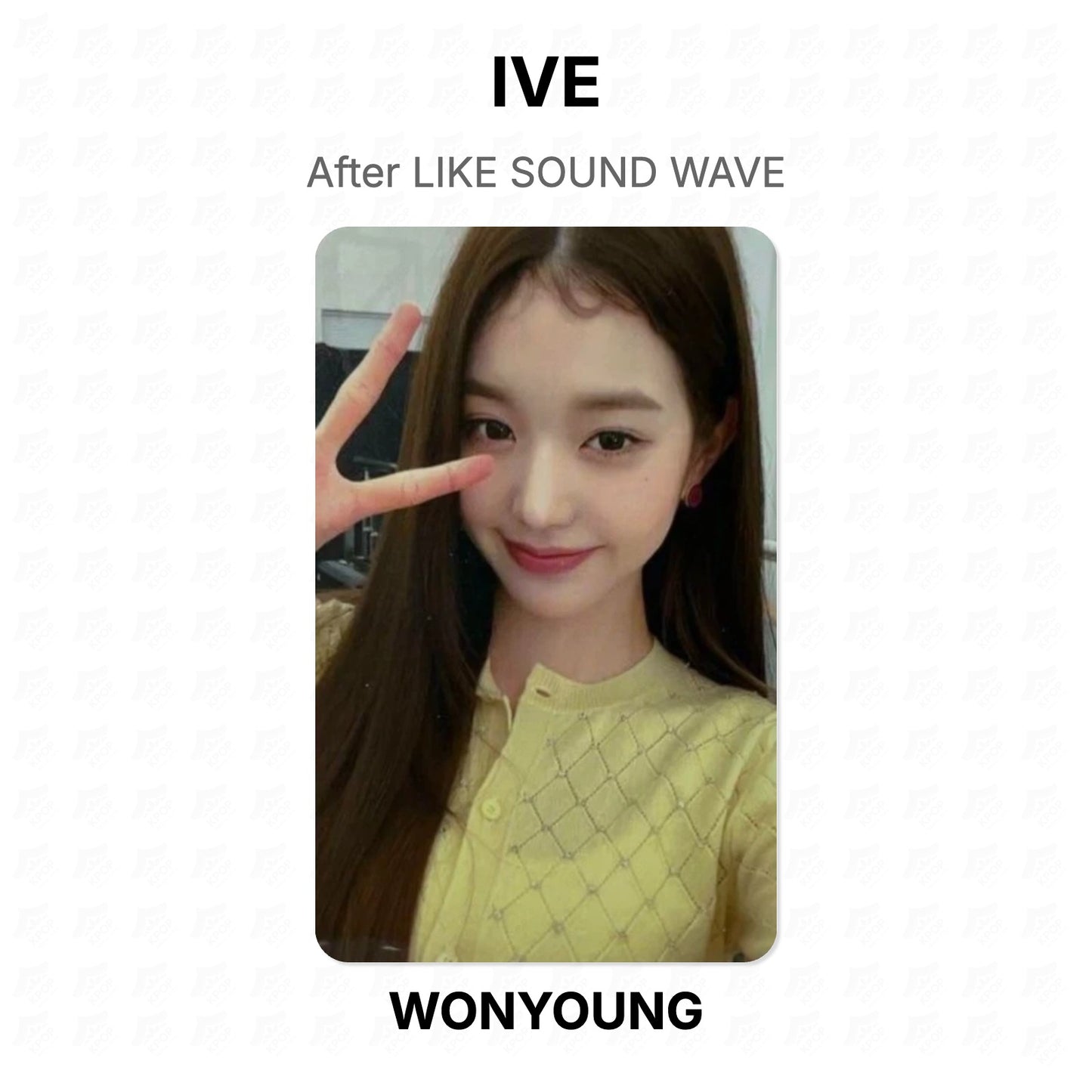 IVE After LIKE SOUND WAVE Official Photocard