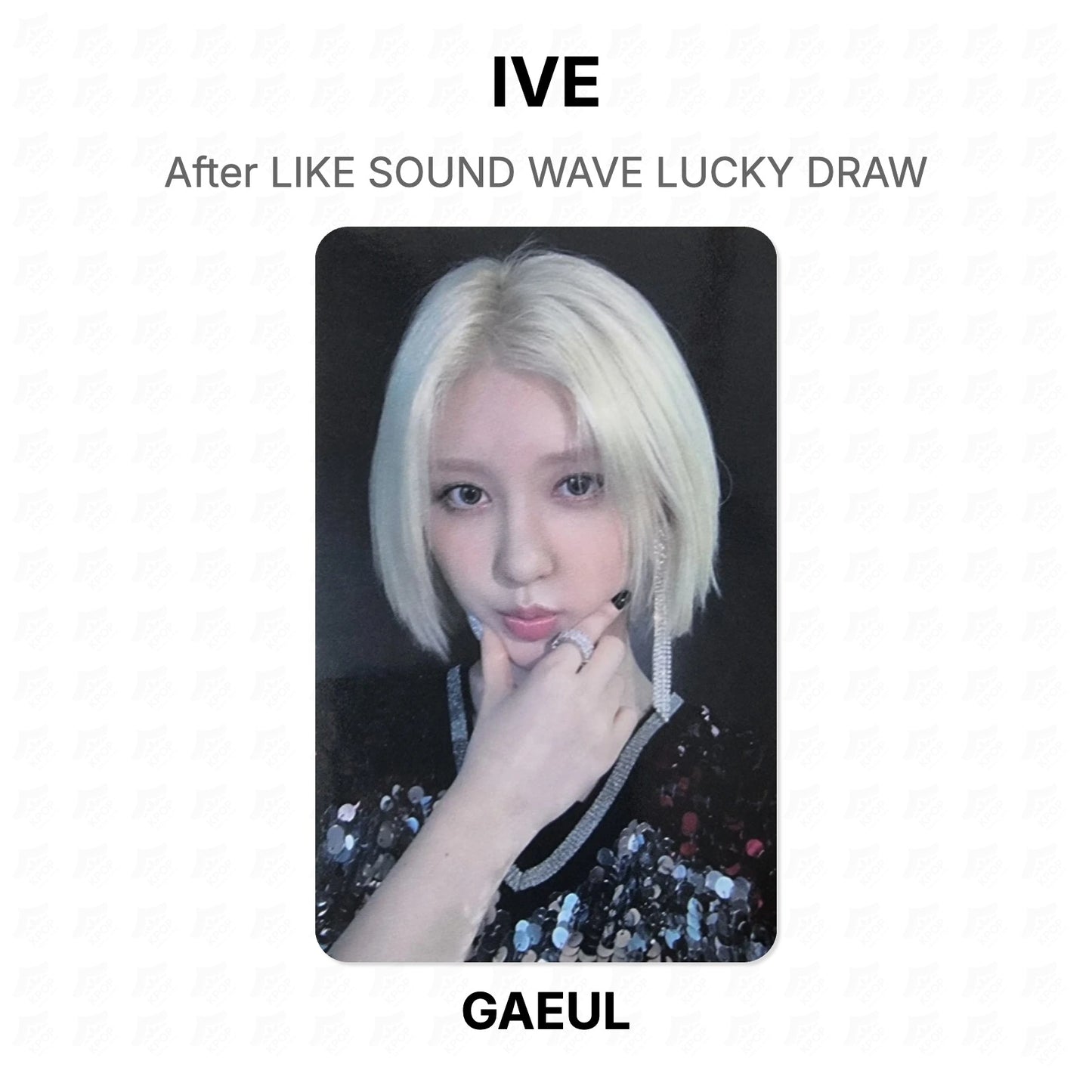 IVE After LIKE SOUND WAVE LUCKY DRAW Official Photocard