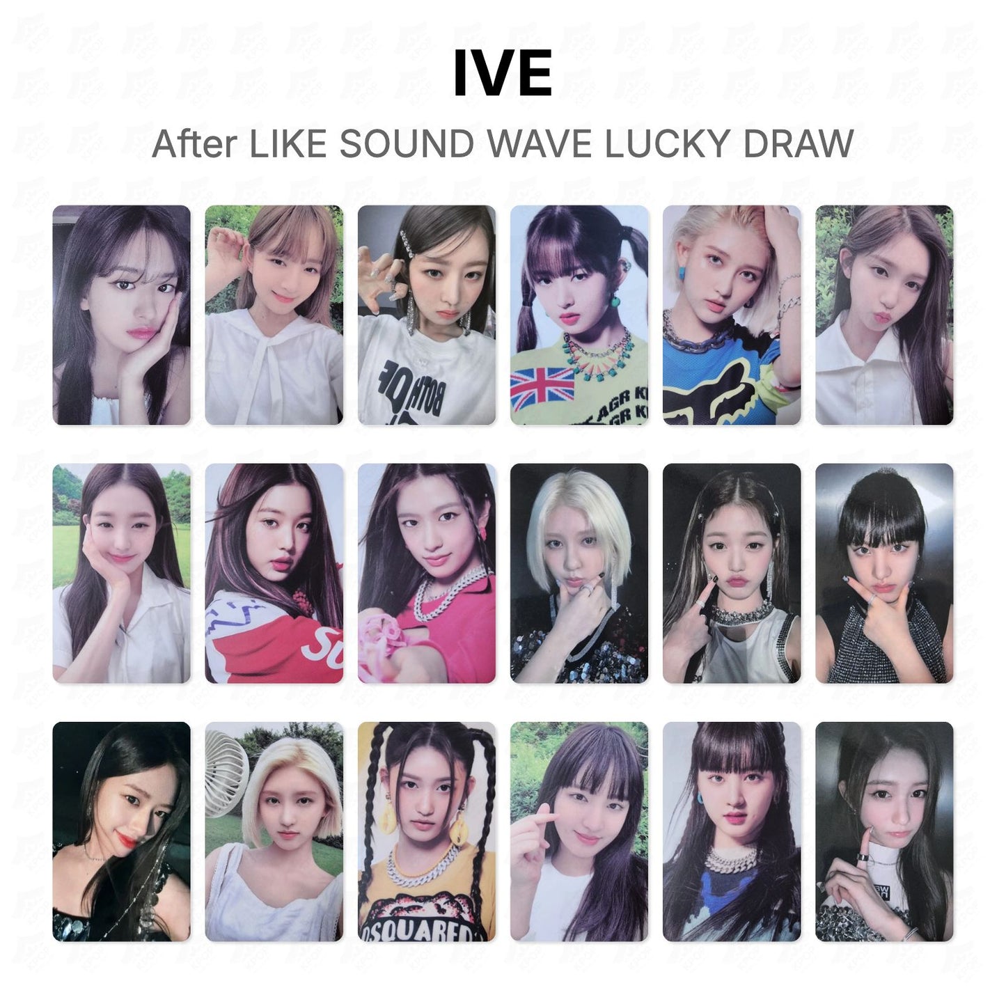IVE After LIKE SOUND WAVE LUCKY DRAW Official Photocard