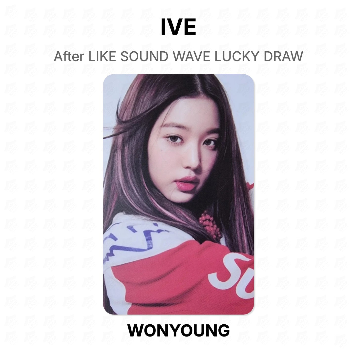 IVE After LIKE SOUND WAVE LUCKY DRAW Official Photocard