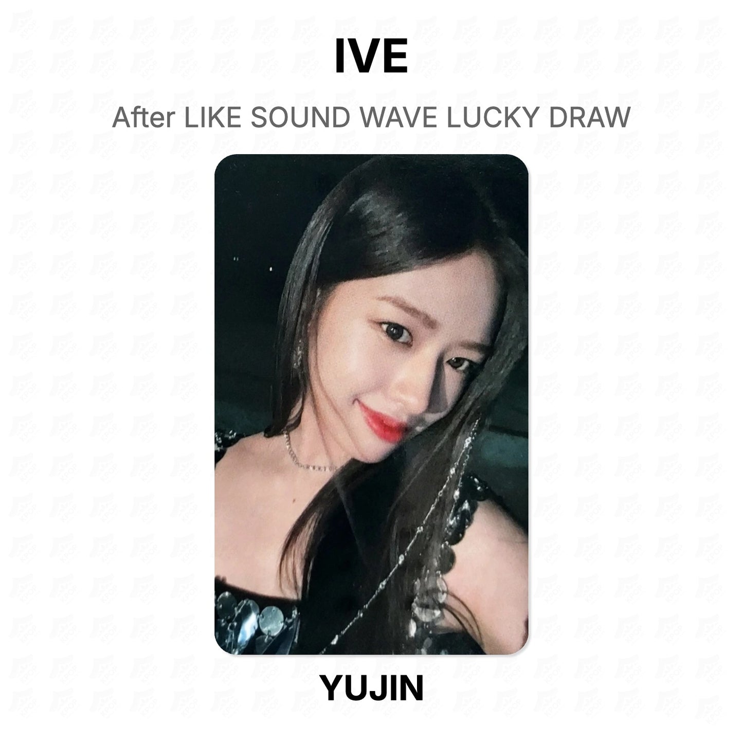 IVE After LIKE SOUND WAVE LUCKY DRAW Official Photocard