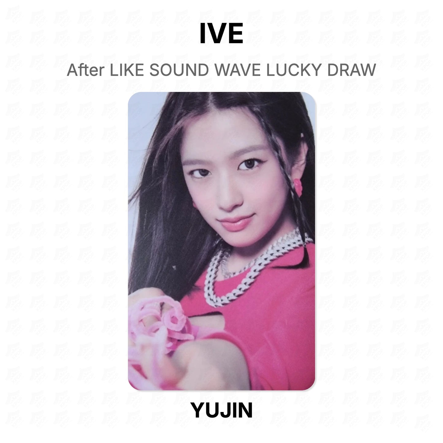 IVE After LIKE SOUND WAVE LUCKY DRAW Official Photocard
