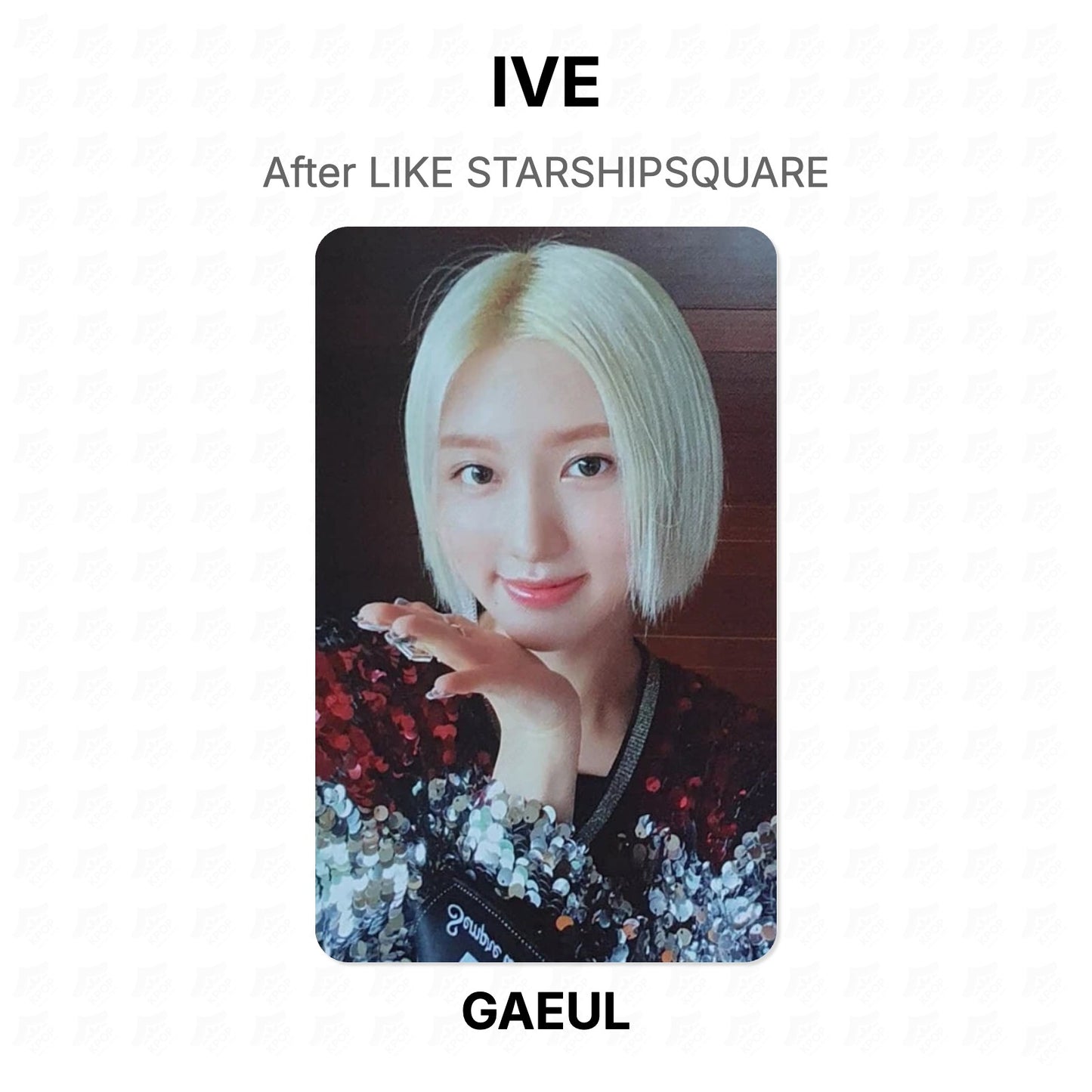 IVE After LIKE STARSHIPSQUARE Official Photocard