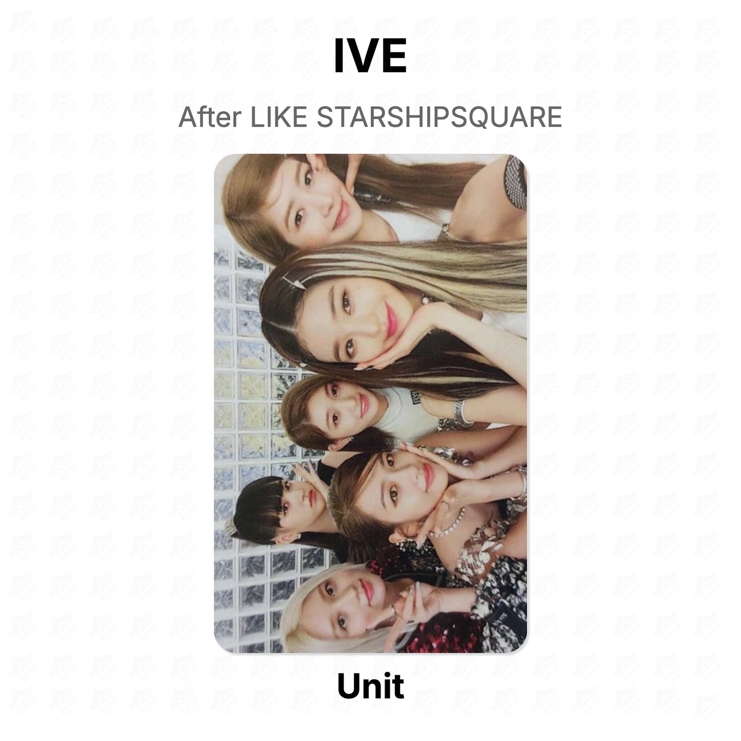IVE After LIKE STARSHIPSQUARE Official Photocard