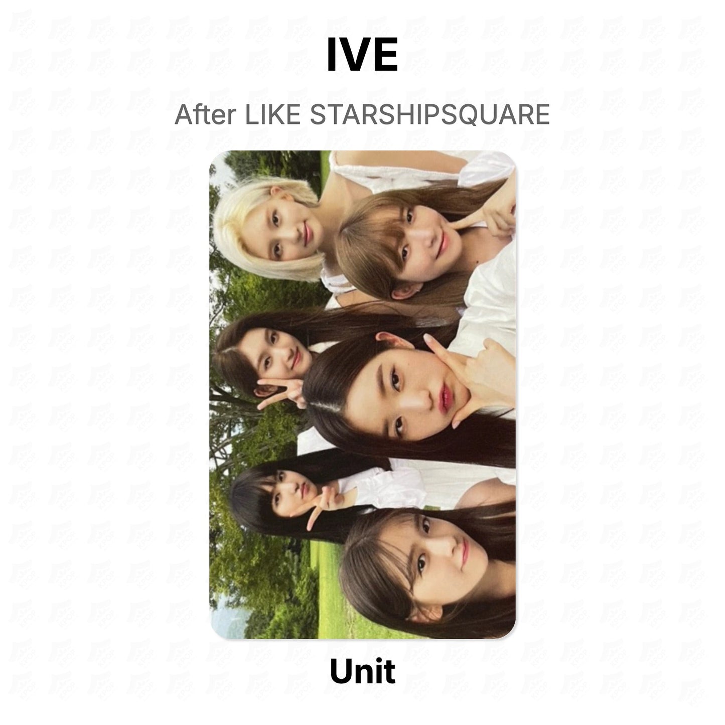 IVE After LIKE STARSHIPSQUARE Official Photocard