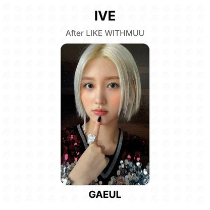 IVE After LIKE WITHMUU Official Photocard