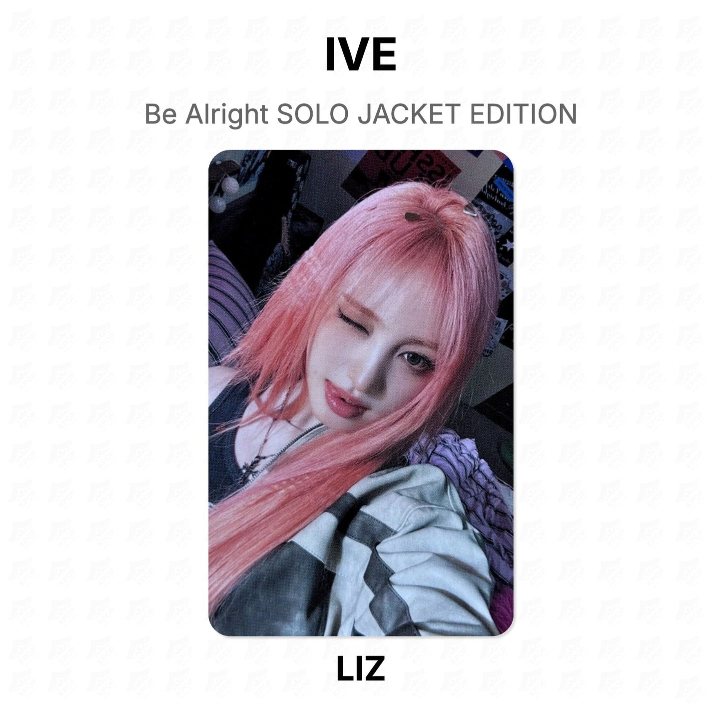 IVE Be Alright SOLO JACKET EDITION Official Photocard